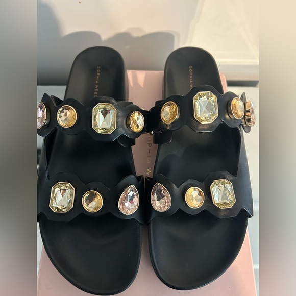 Sophia Webster Ritzy Black Jeweled sandals - Picture 14 of 15